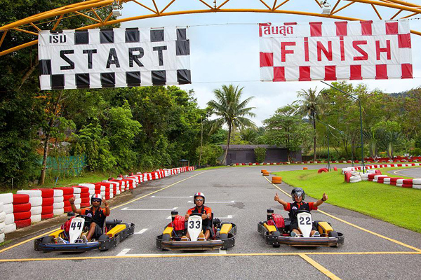 Go-karts at Patong Kart circuit