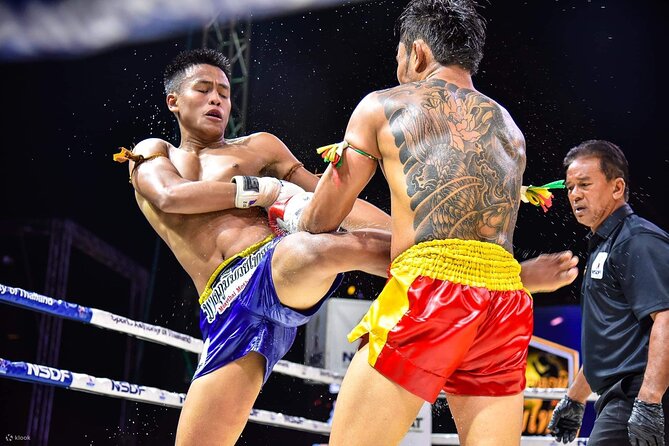 Muay Thai fighters at Bangla Boxing Stadium in Patong