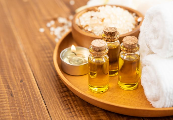 Oil and aromatherapy massage