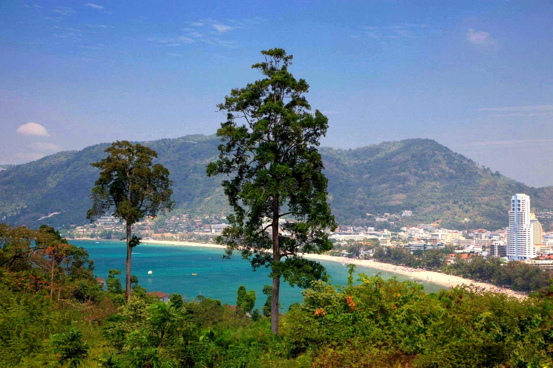 Patong Bay from the hilltop